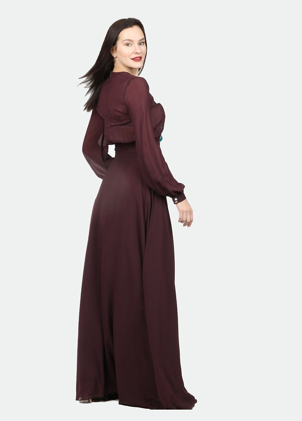Фиолетовое кэжуал платье Enna Levoni однотонное