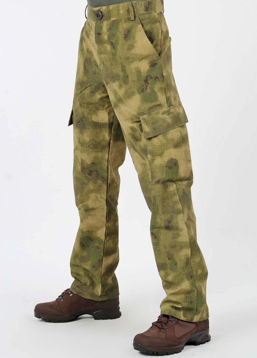 Зеленые кэжуал демисезонные прямые брюки Nation Gear