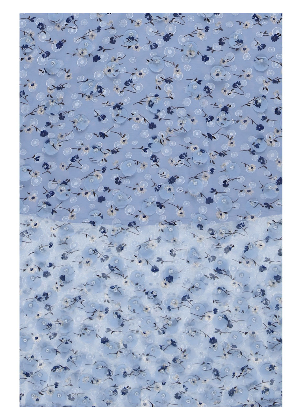 Блакитна кежуал сукня на одне плече Foxiedox з квітковим принтом