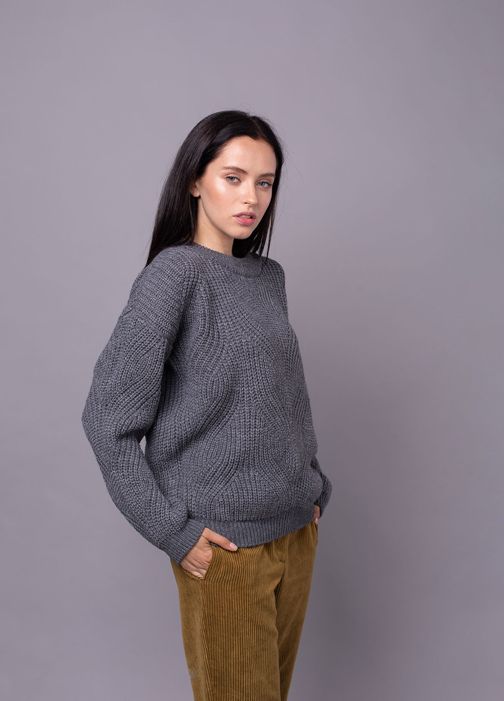 Темно-сірий демісезонний джемпер джемпер Viviami