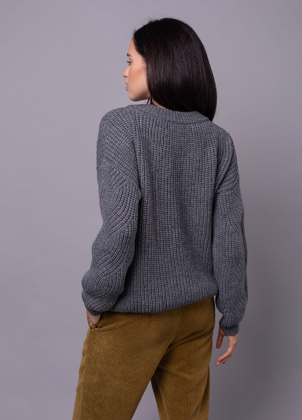 Темно-сірий демісезонний джемпер джемпер Viviami