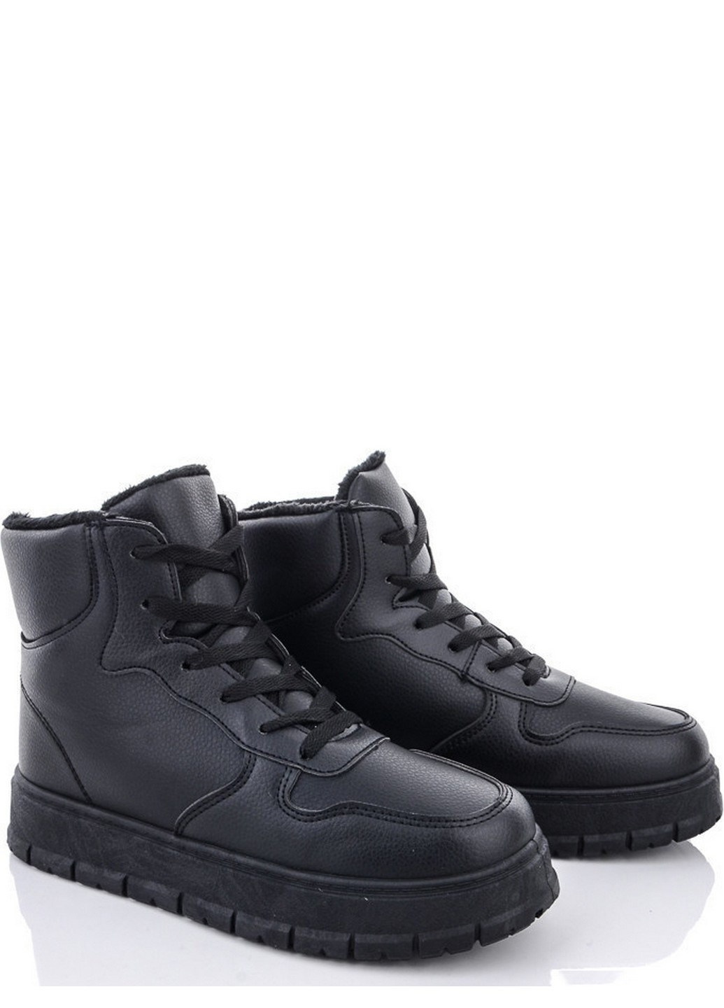 Черные кэжуал зимние зимние ботинки mbl5-1 Stilli