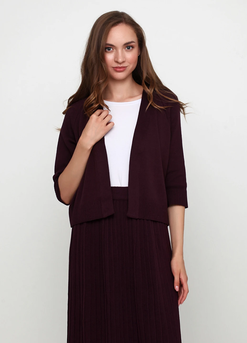 Сливовый демисезонный кардиган Only Women