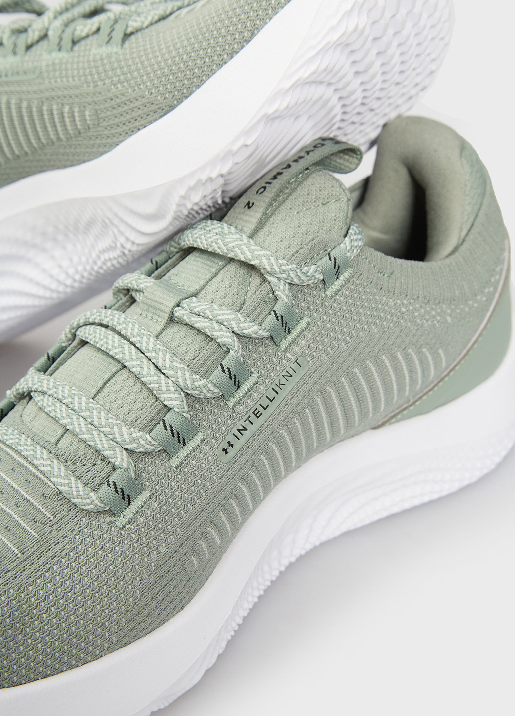 Серо-зеленые летние кроссовки Under Armour