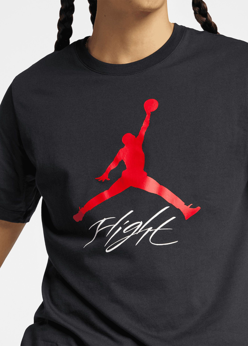 Черная футболка Nike JORDAN JUMPMAN FLIGHT HBR TEE