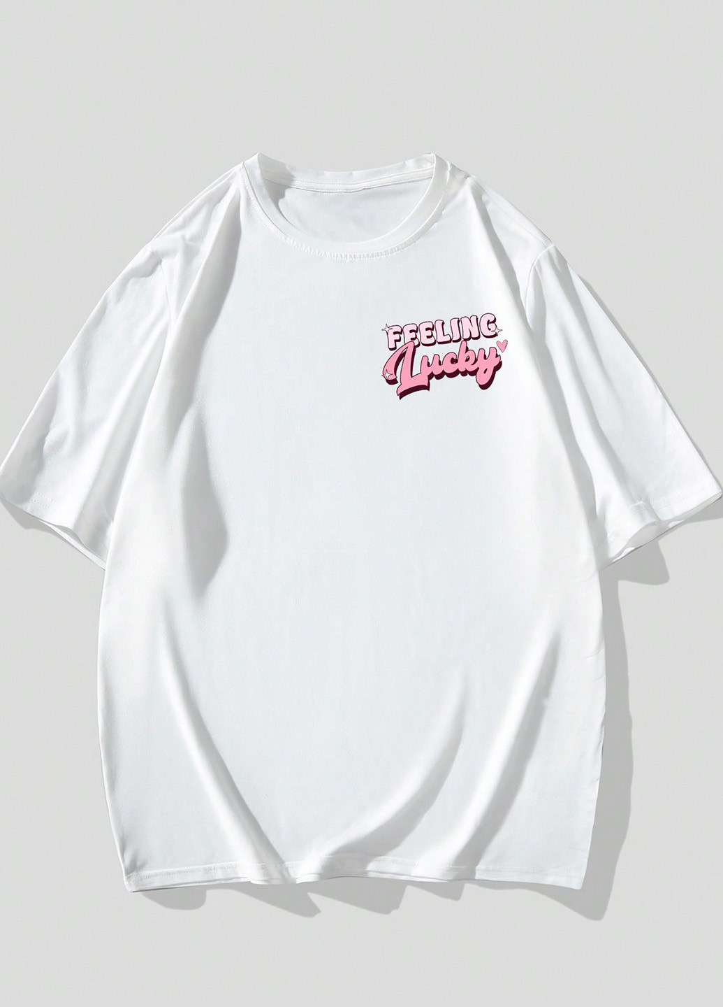 Біла футболка SHEIN