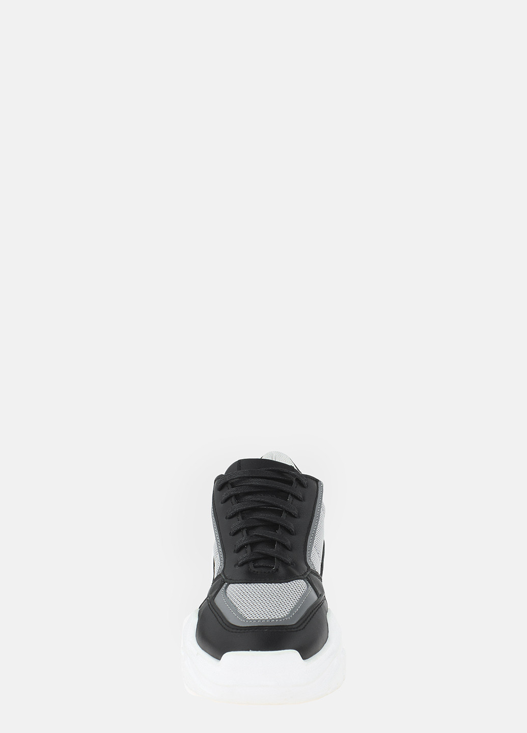 Черные демисезонные кроссовки rs40-13 черный-серый Shamrock