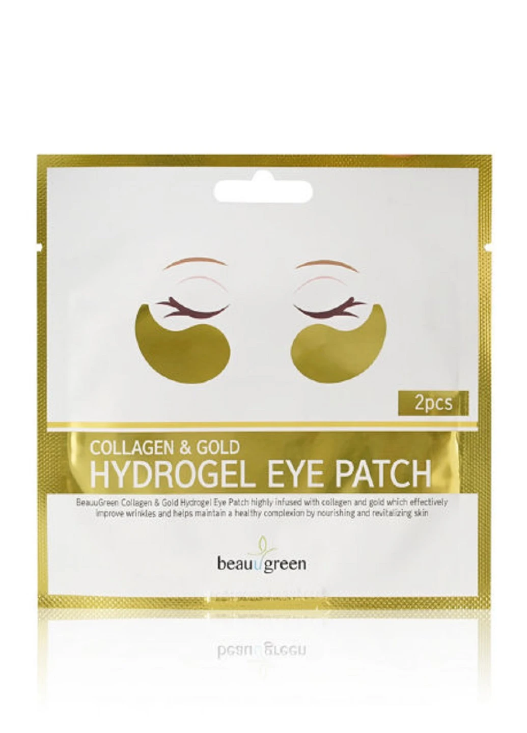 Гидрогелевые патчи с коллагеном и золотом Collagen & Gold Hydrogel Eye Patch, 2 шт BeauuGreen (220441021)
