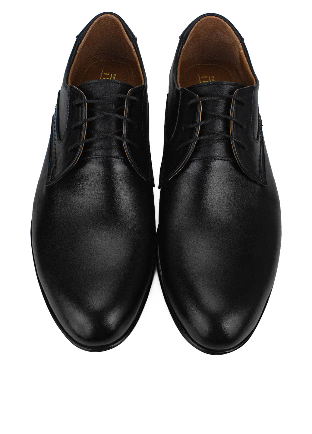 Черные классические туфли Seboni на шнурках