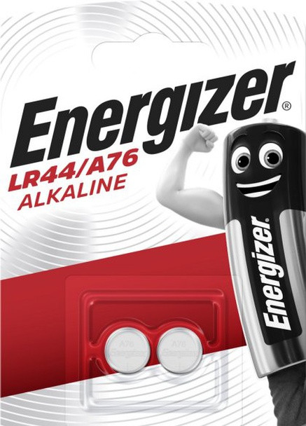 Батарейка LR44/A76 Alkaline уп. 2 шт. Energizer (253896313)