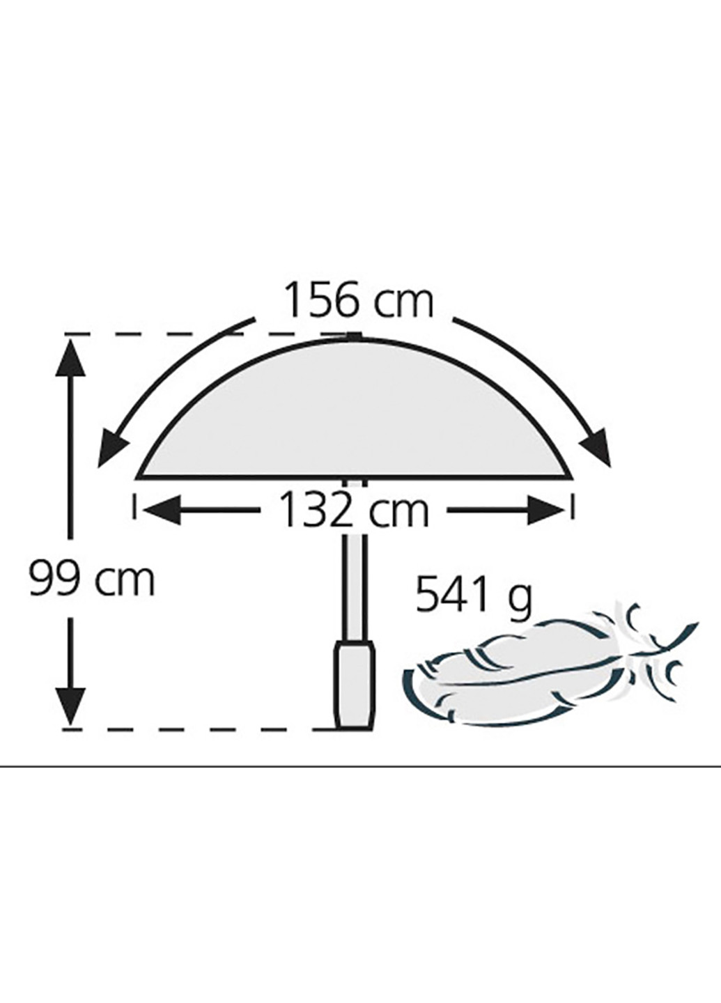 Зонт Euroschirm w204-bbu/su13349 (194010850)