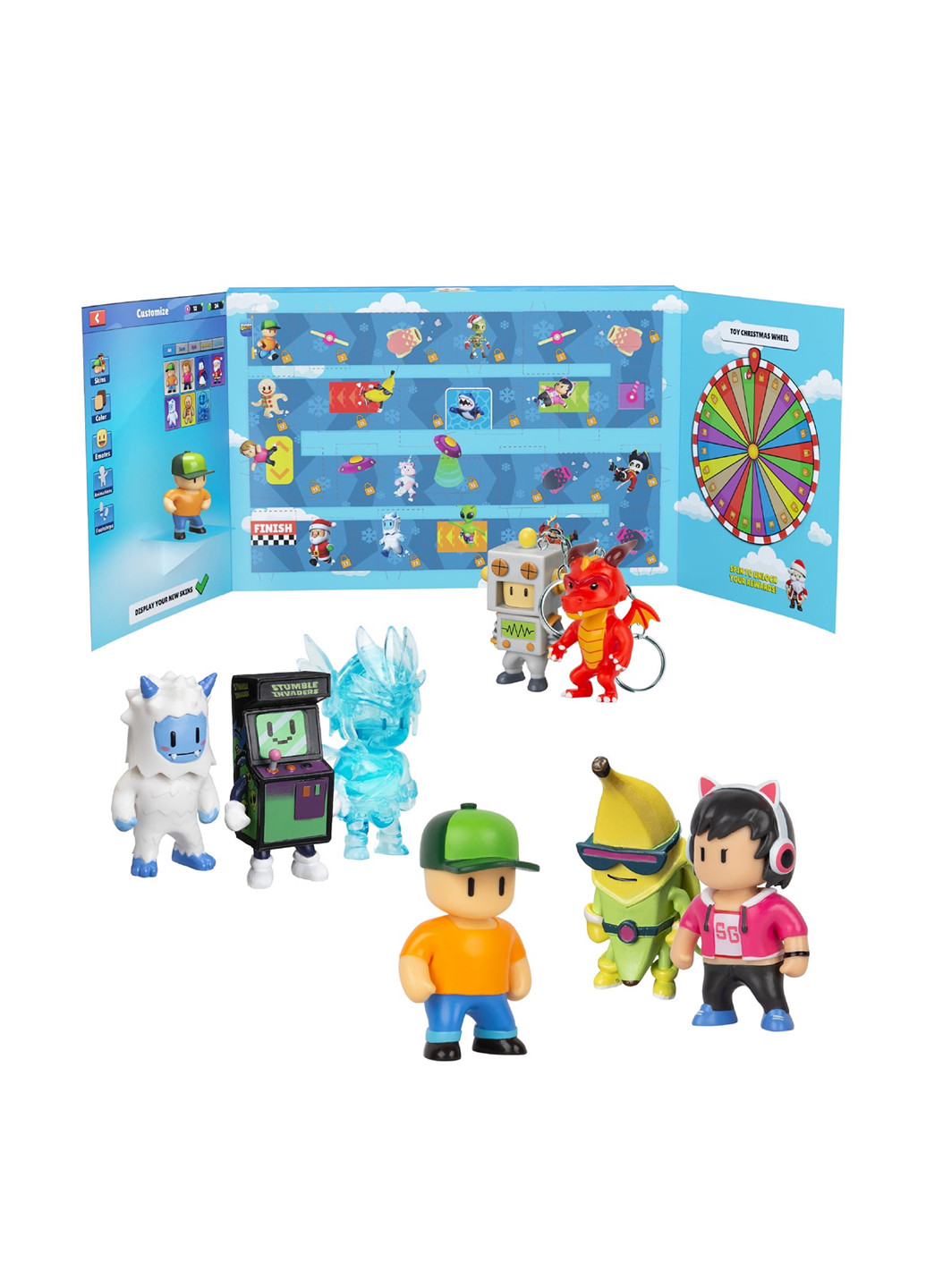 Игровой набор, адвент-календар (24 сюрприза) Stumble Guys (305418139)