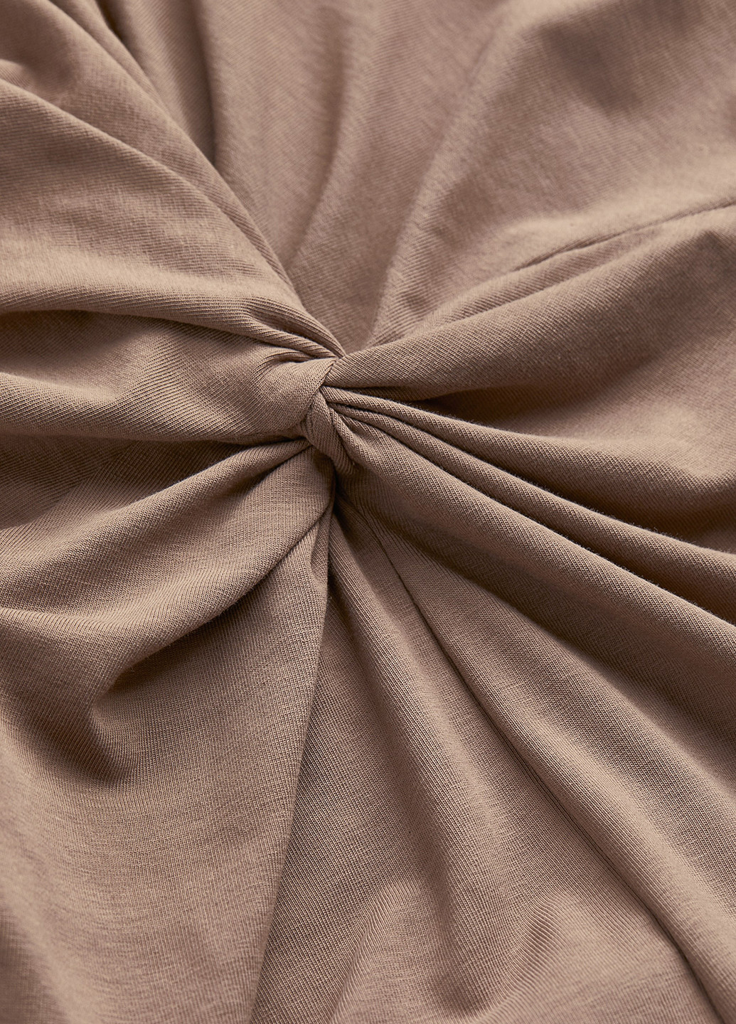 Темно-бежева кежуал сукня для вагітних силуетна H&M однотонна