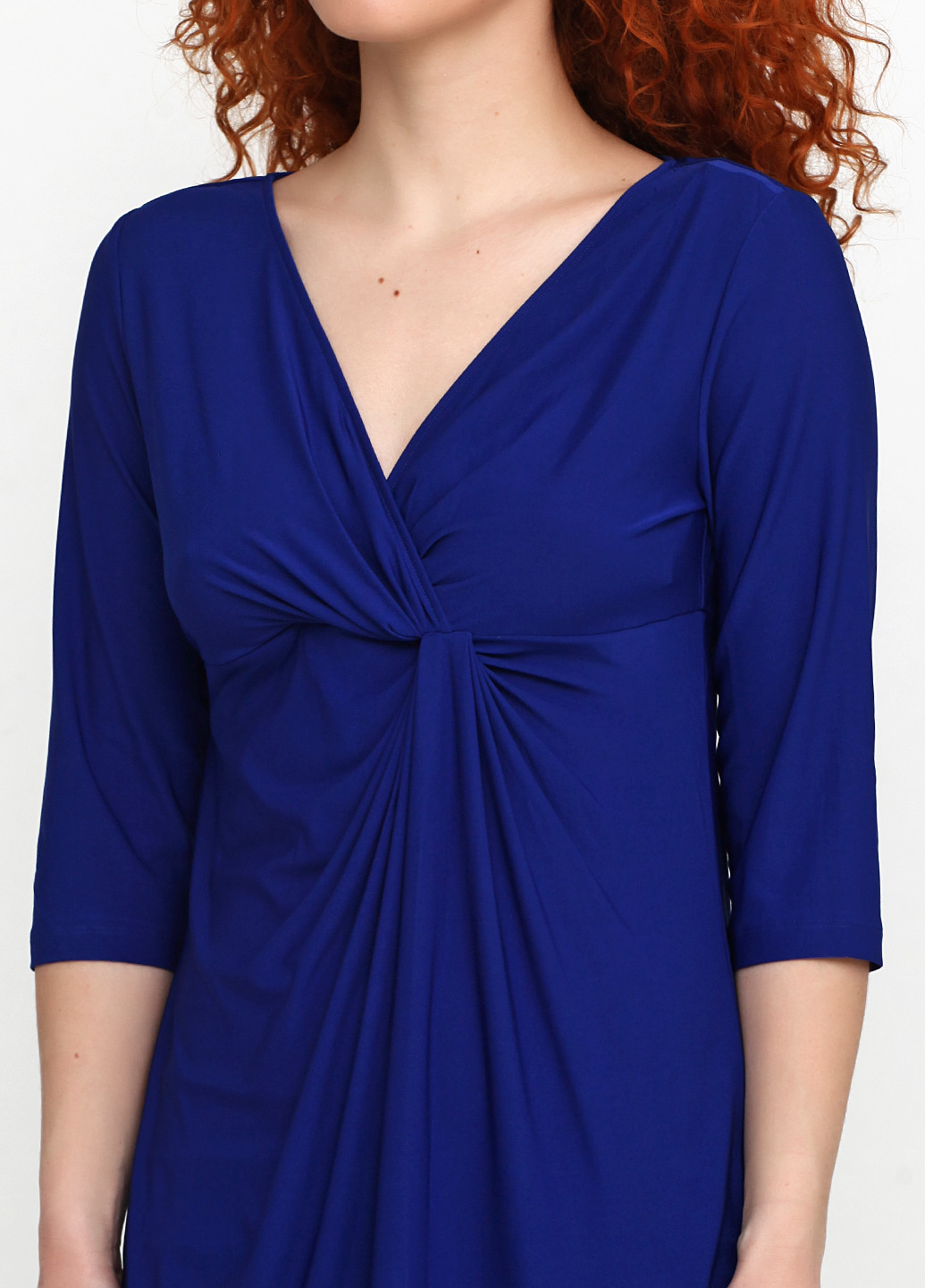 Синее кэжуал платье Avon однотонное