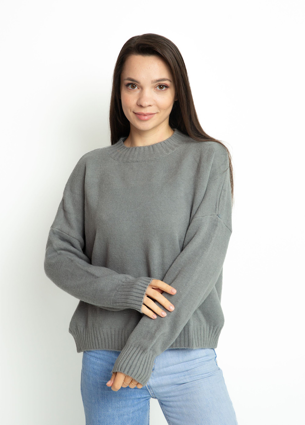 Серый демисезонный джемпер джемпер Time of Style