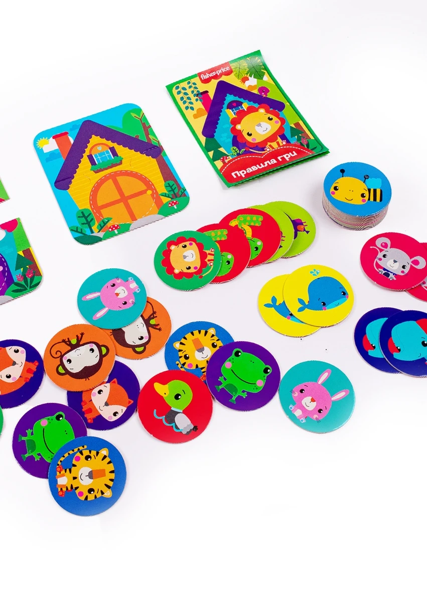 Гра настільна "Fisher Price. Мемо" в тубусі VT2910-04 (укр) Vladi toys (255918019)