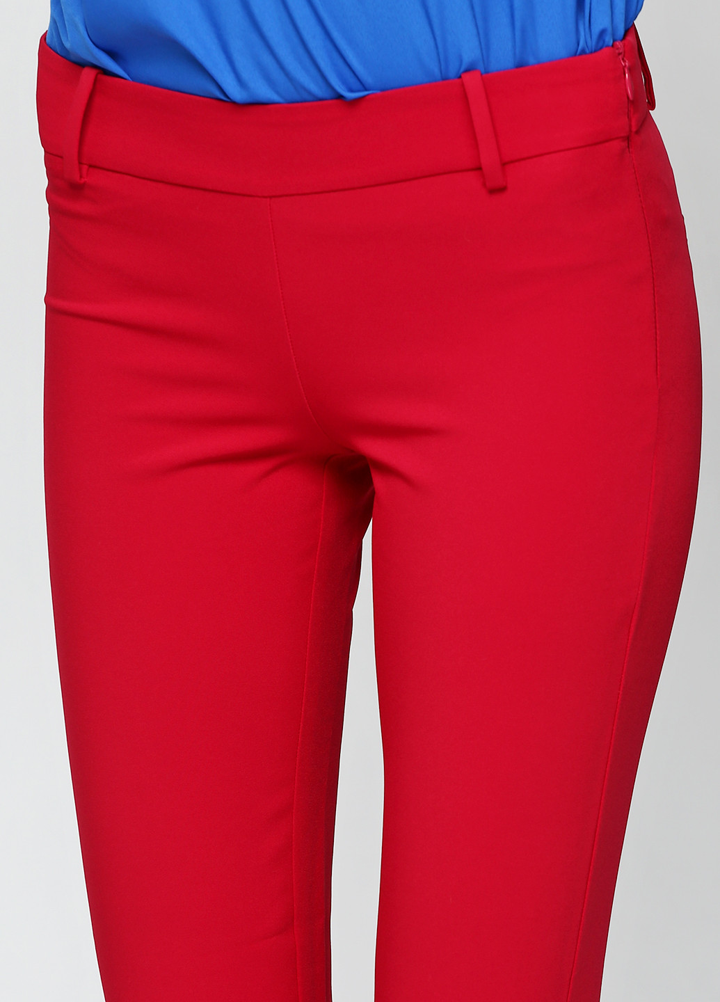 Красные кэжуал демисезонные брюки United Colors of Benetton