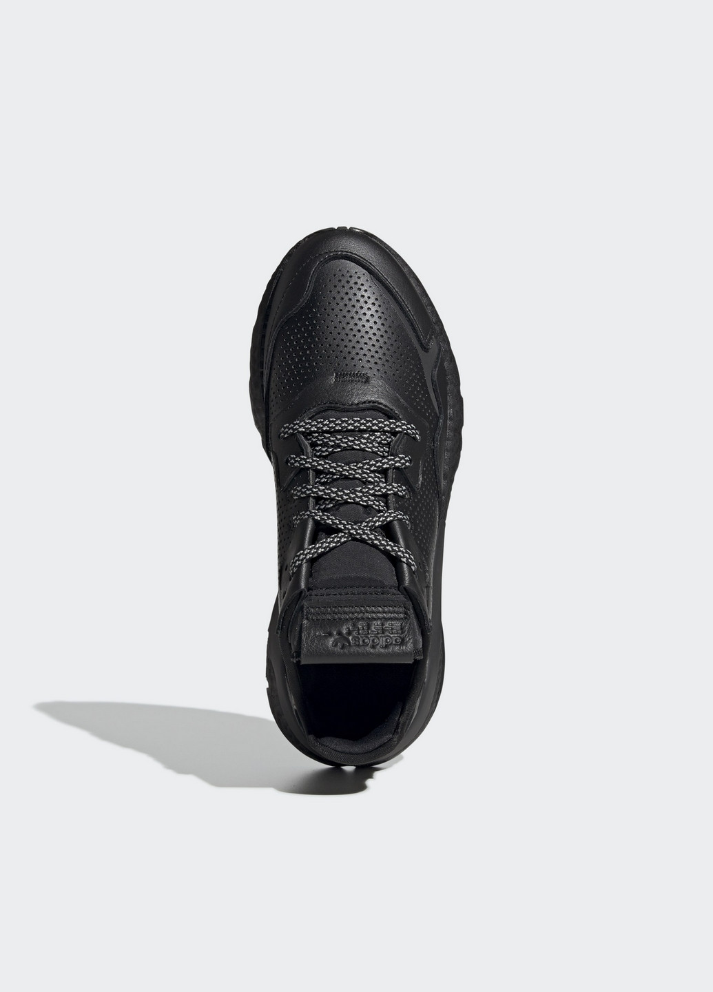 Черные демисезонные мужские кроссовки adidas NITE JOGGER