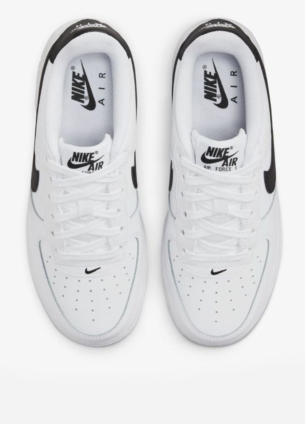 Білі всесезонні кросівки Nike AIR FORCE 1 (GS)