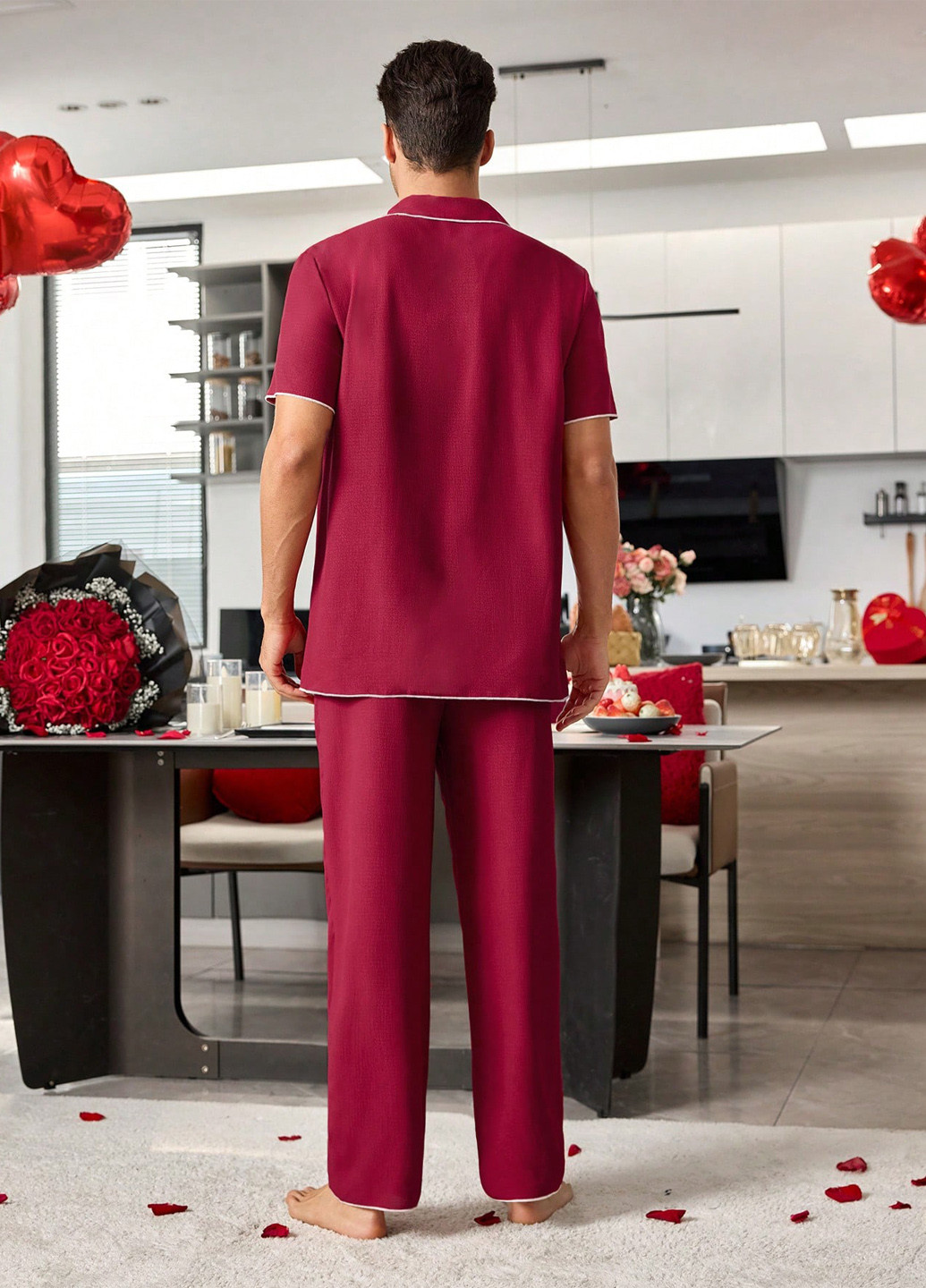 Пижама (рубашка, брюки) SHEIN (366498975)