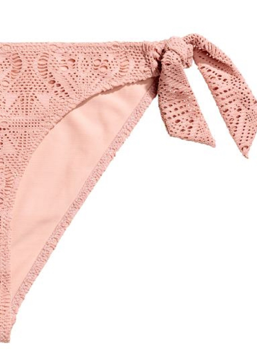 Розовые плавки бикини из кружева однотонные H&M