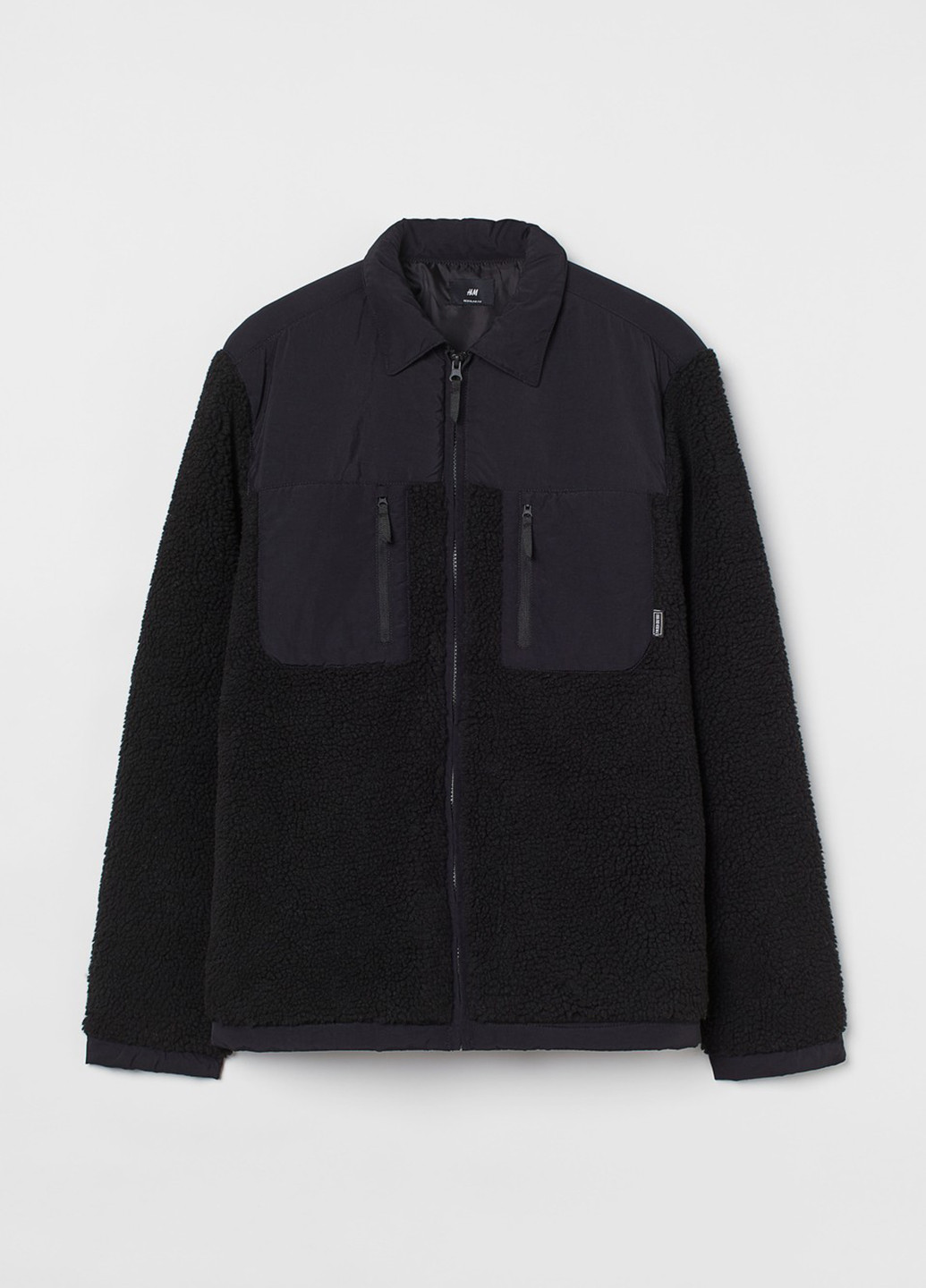 Черная демисезонная куртка H&M