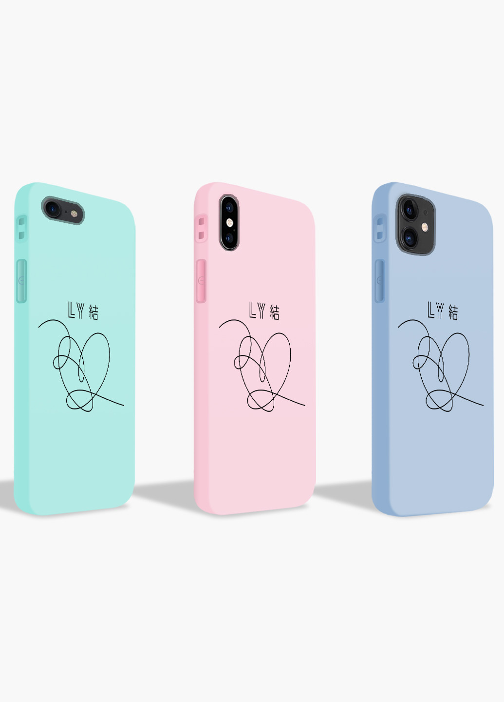 Чохол силіконовий Apple Iphone 11 БТС (BTS) (9230-1080) MobiPrint (219347565)