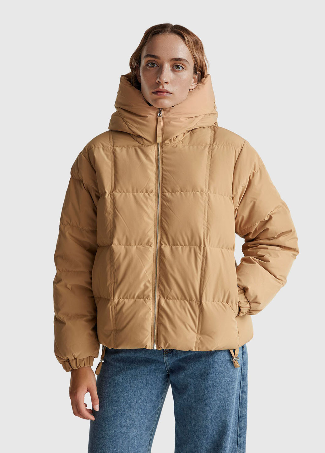 Пісочна демісезонна куртка United Colors of Benetton