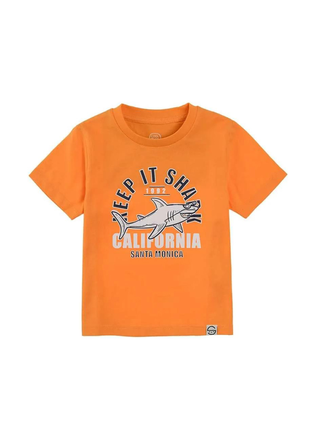 Оранжевая летняя футболка Cool Club