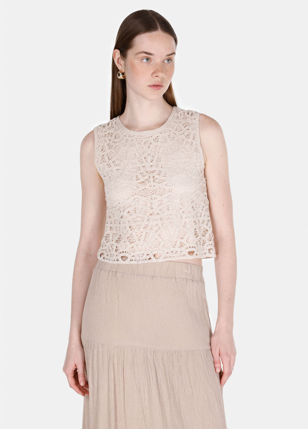 Светло-бежевая блуза Colin's