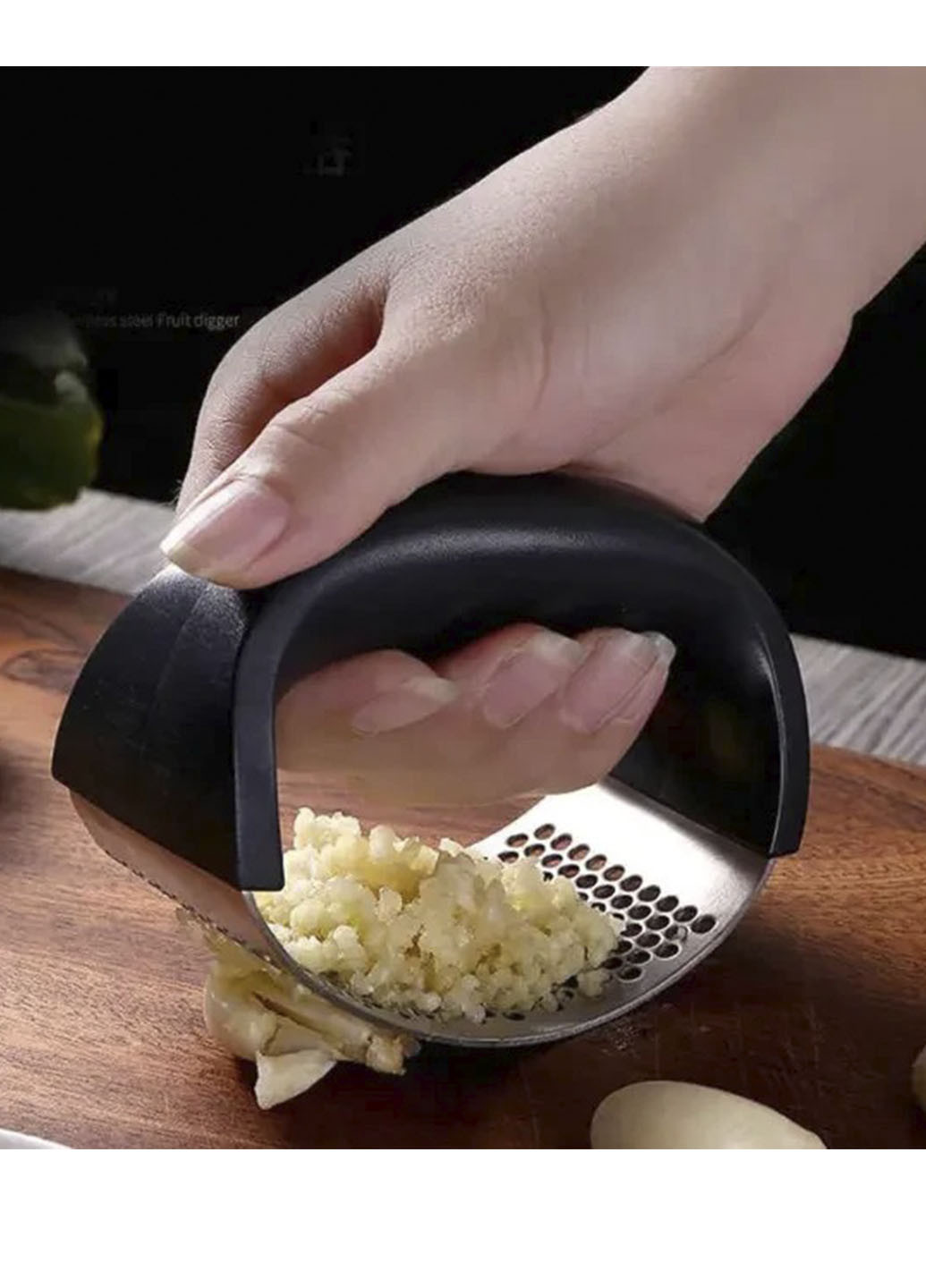 Прес для часнику GARLIC PRESS – це кухонне начиння, для подрібнення зубчиків часнику XO (253878147)
