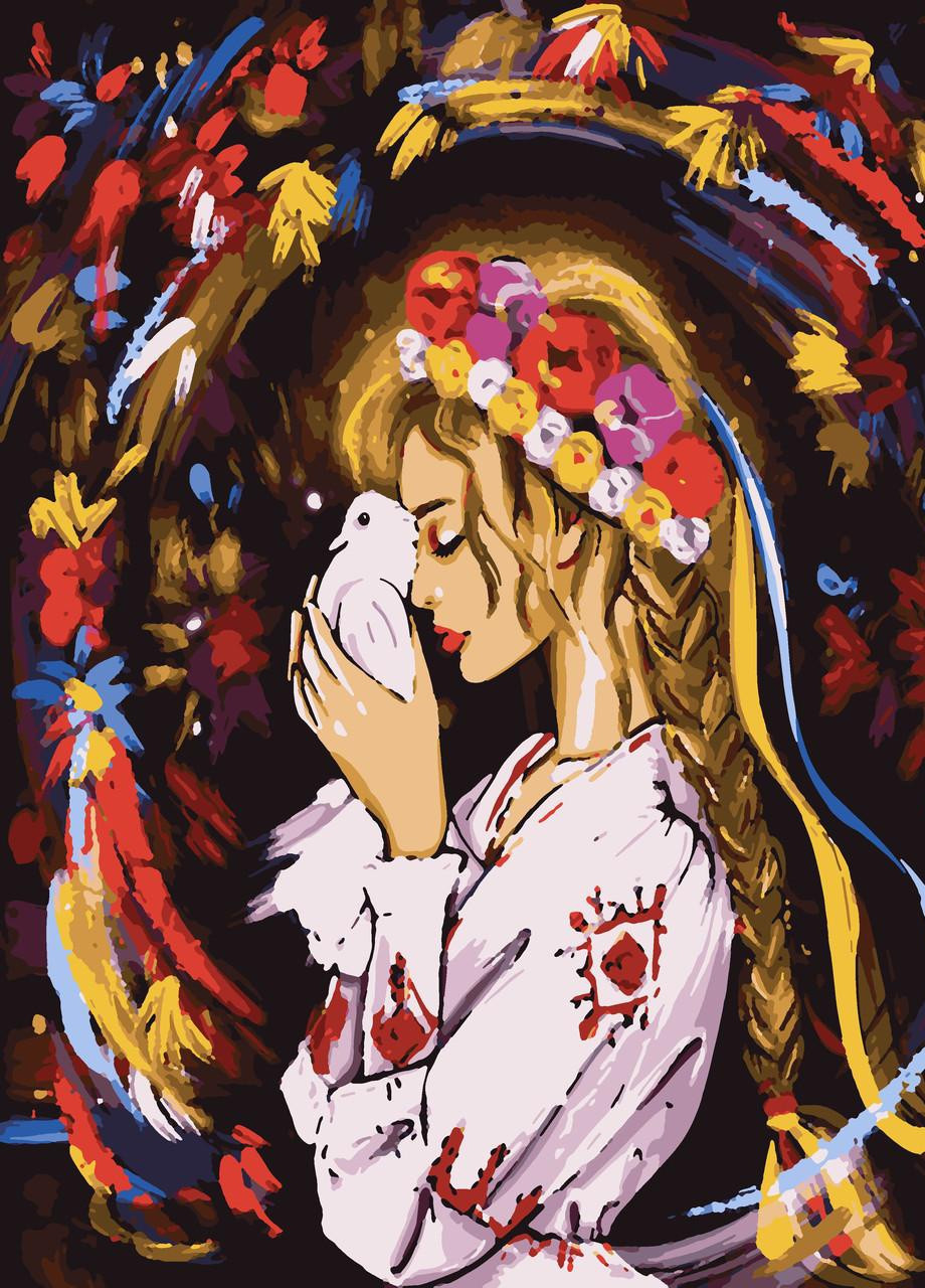 Картины по номерам "Надежда на мир @maryzueva_art " 50*60 см No Brand (254583831)