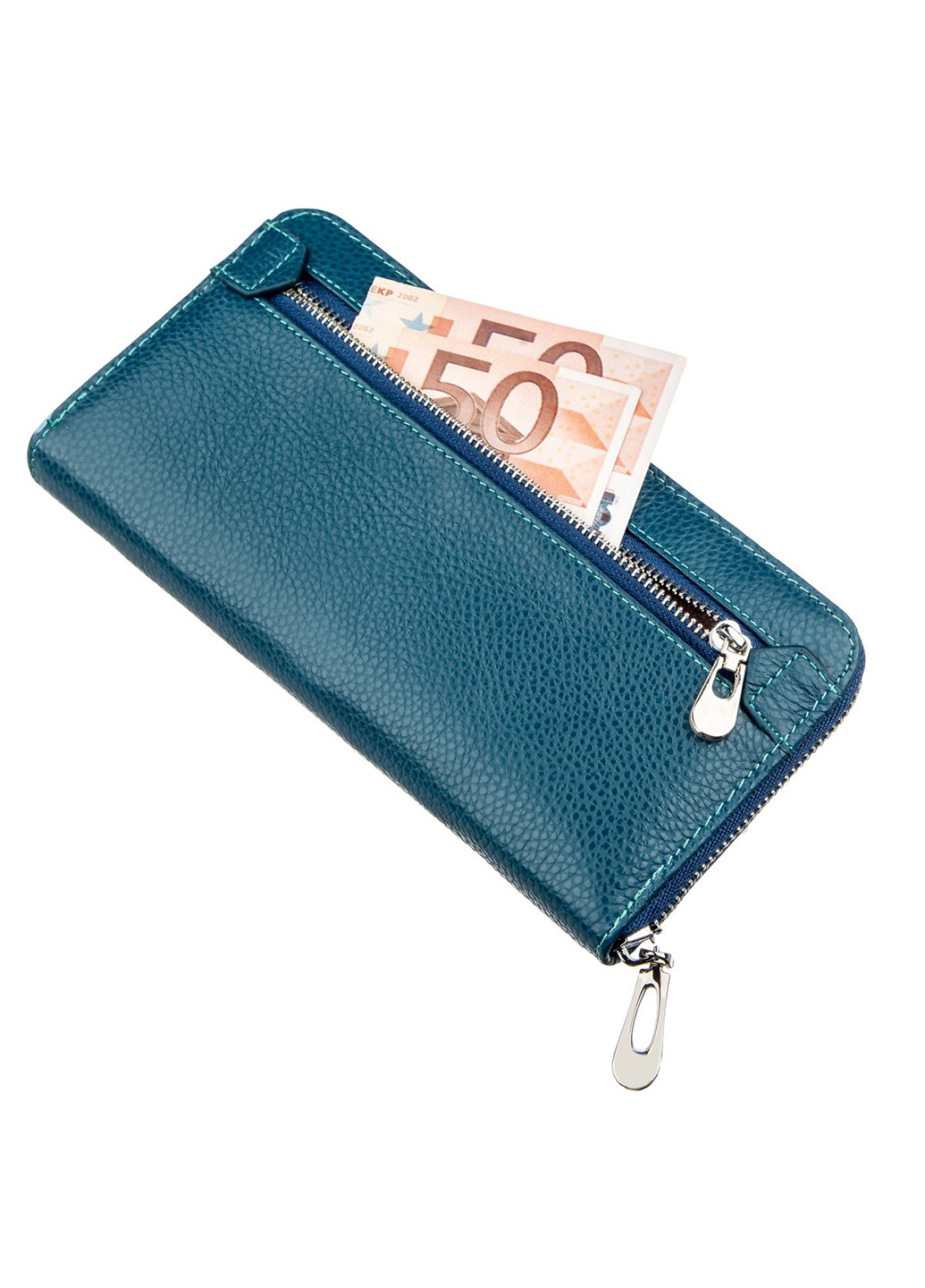 Жіночий шкіряний гаманець-клатч 10х20 см st leather (229460068)