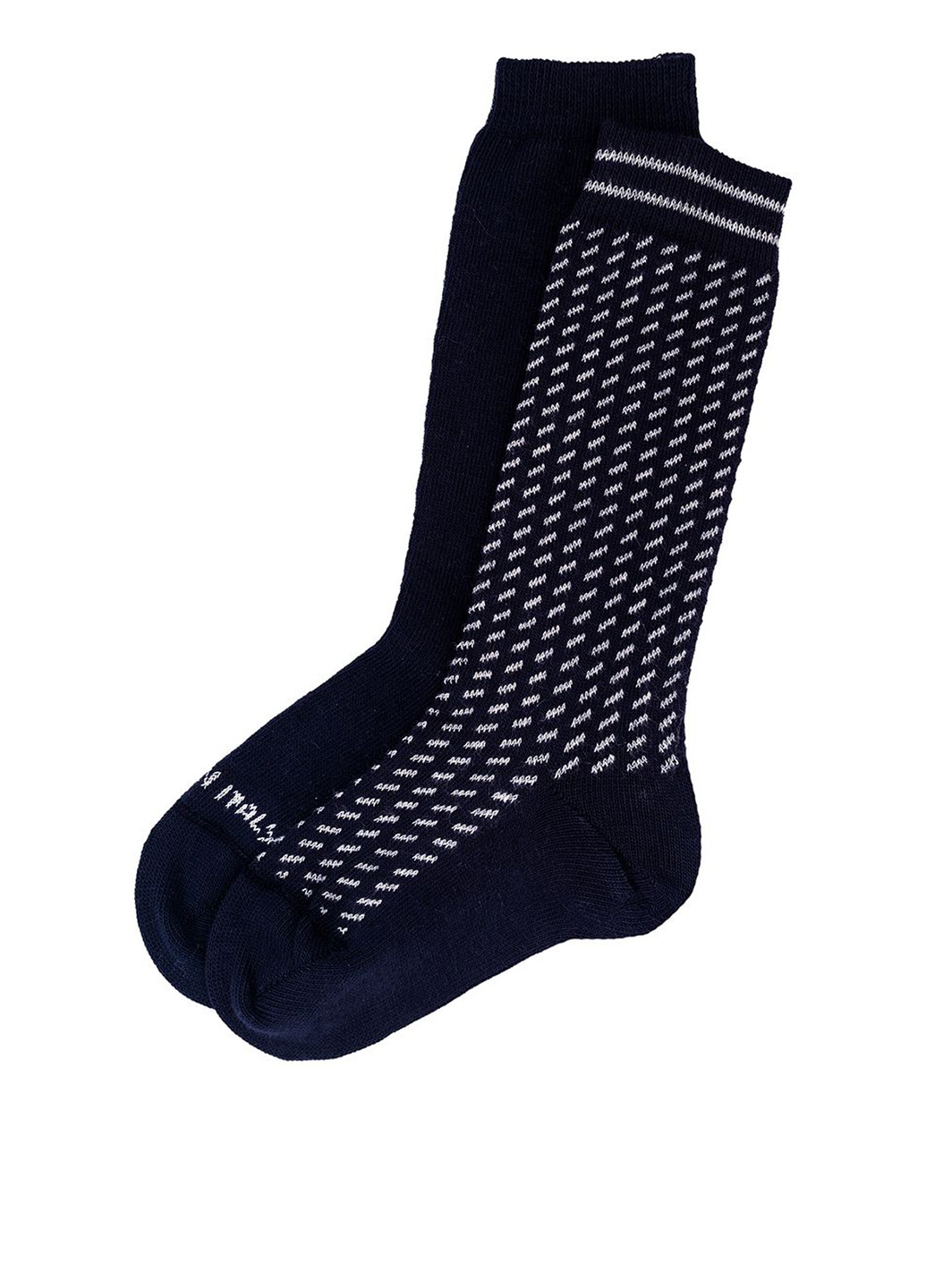 Чёрные носки (2 пары) Chicco геометрические демисезон (251189926)