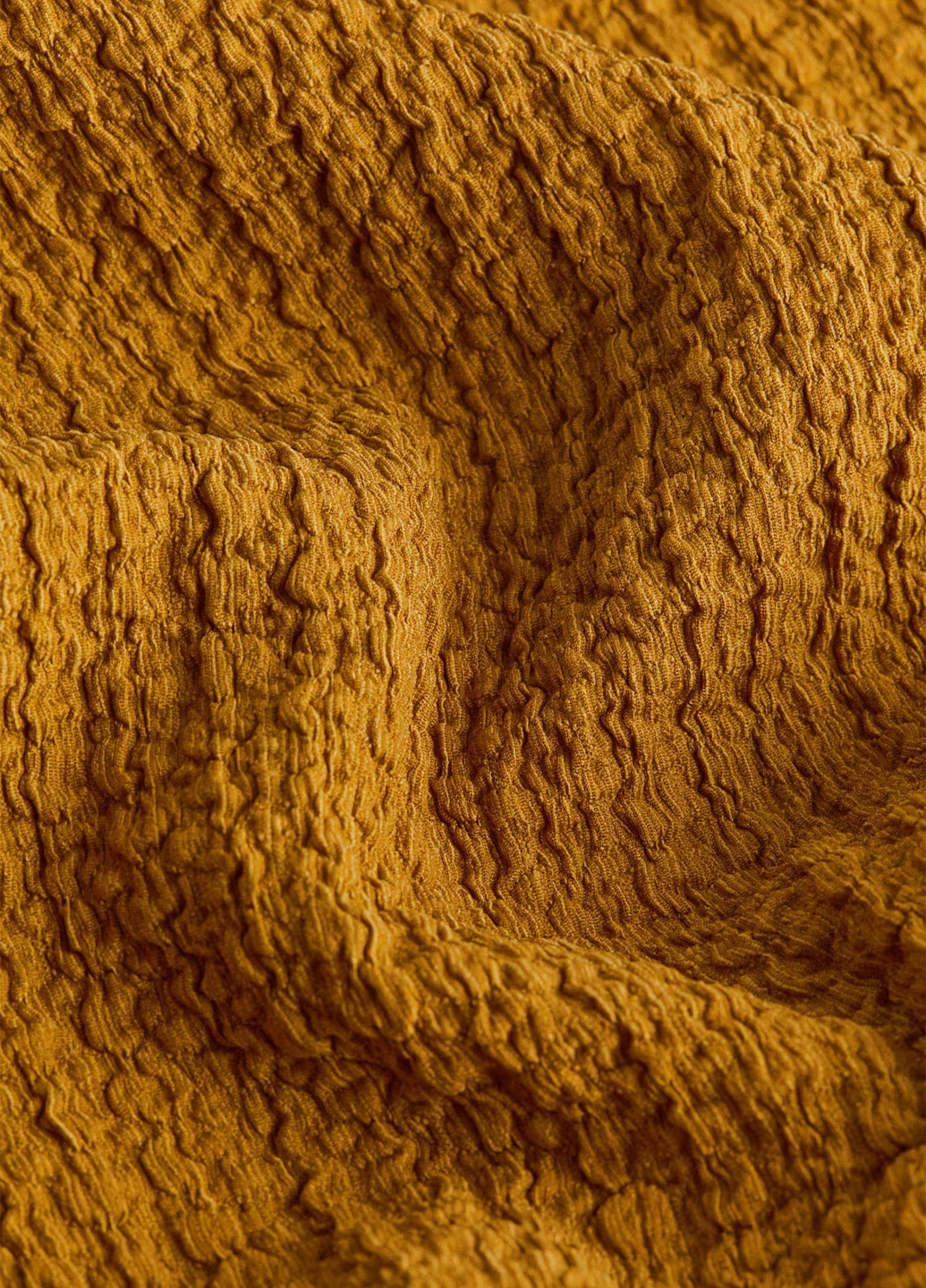 Гірчична кежуал сукня H&M однотонна