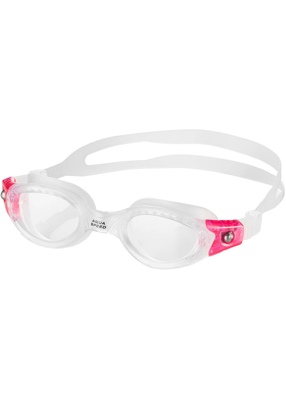 Очки для плавания PACIFIC 6143 Розово-прозрачные (5908217661432) Aqua Speed (254342970)