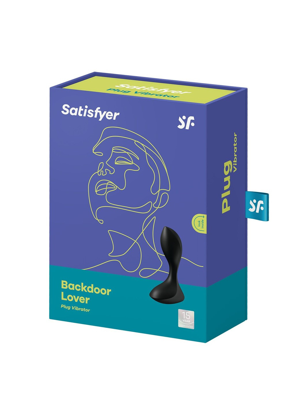 Анальная вибропробка Backdoor Lover Black Satisfyer (254953838)