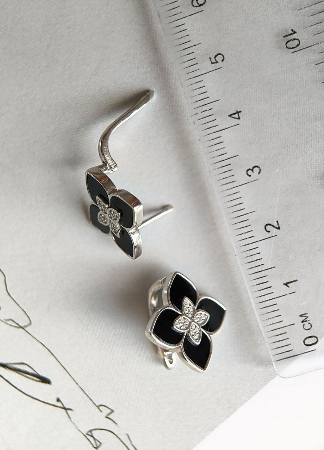 Сережки Silver Flame (336574453)