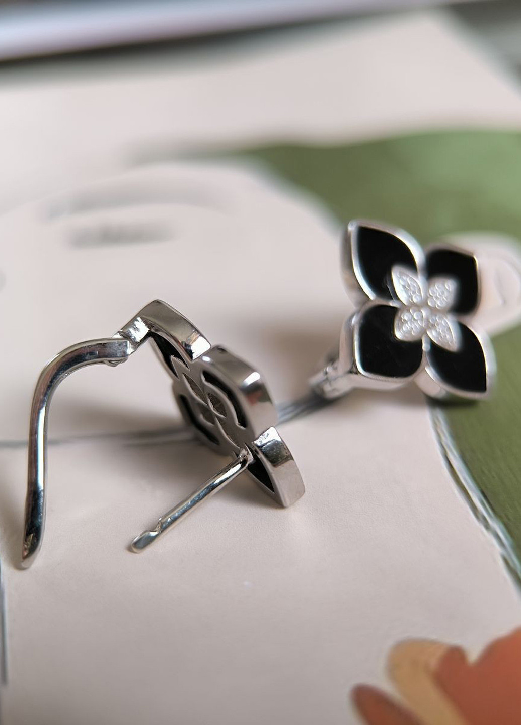 Сережки Silver Flame (336574453)