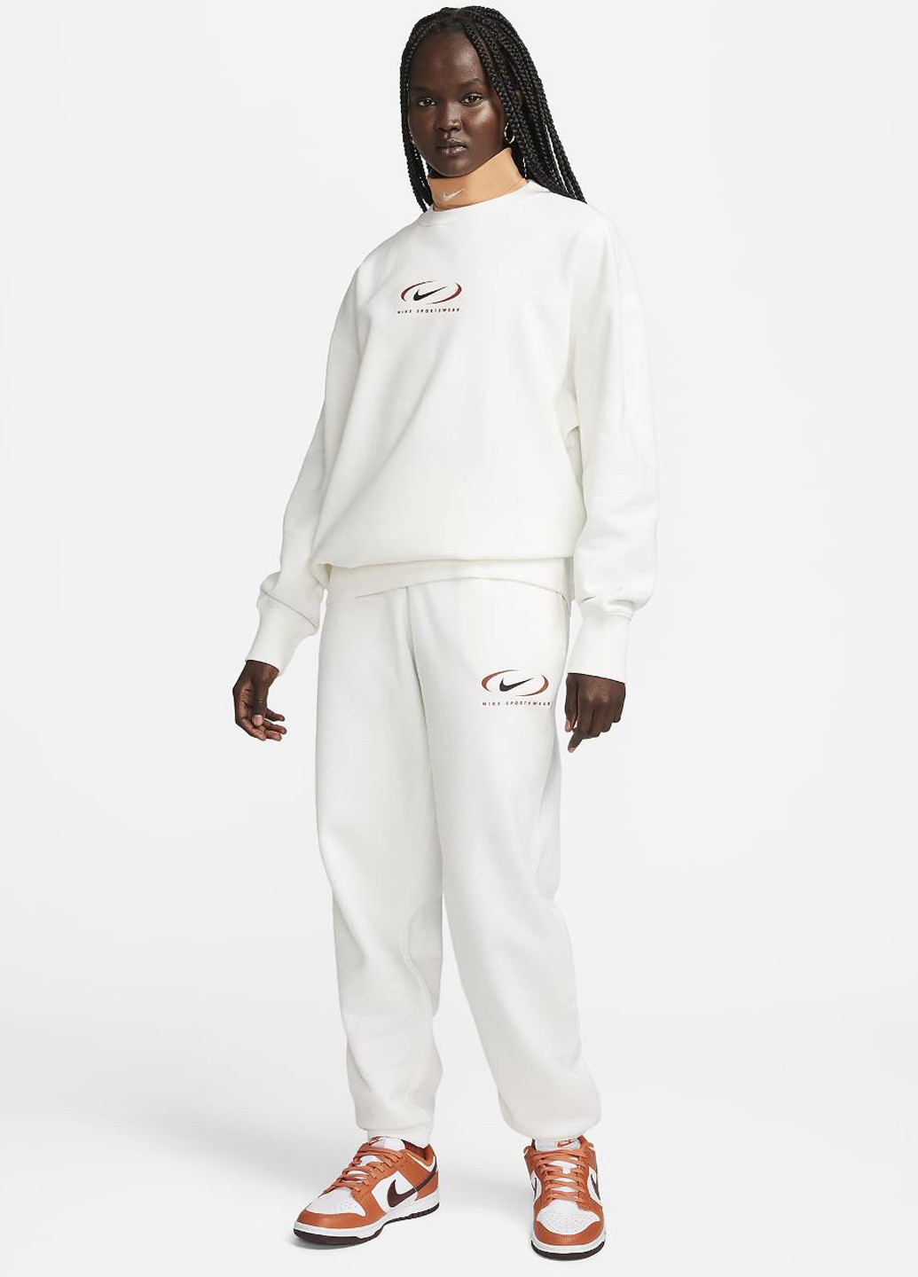 Штани FN7716-133 Nike Sportswear Phoenix Fleece Women's Oversized High-Waisted Trousers (321302650)