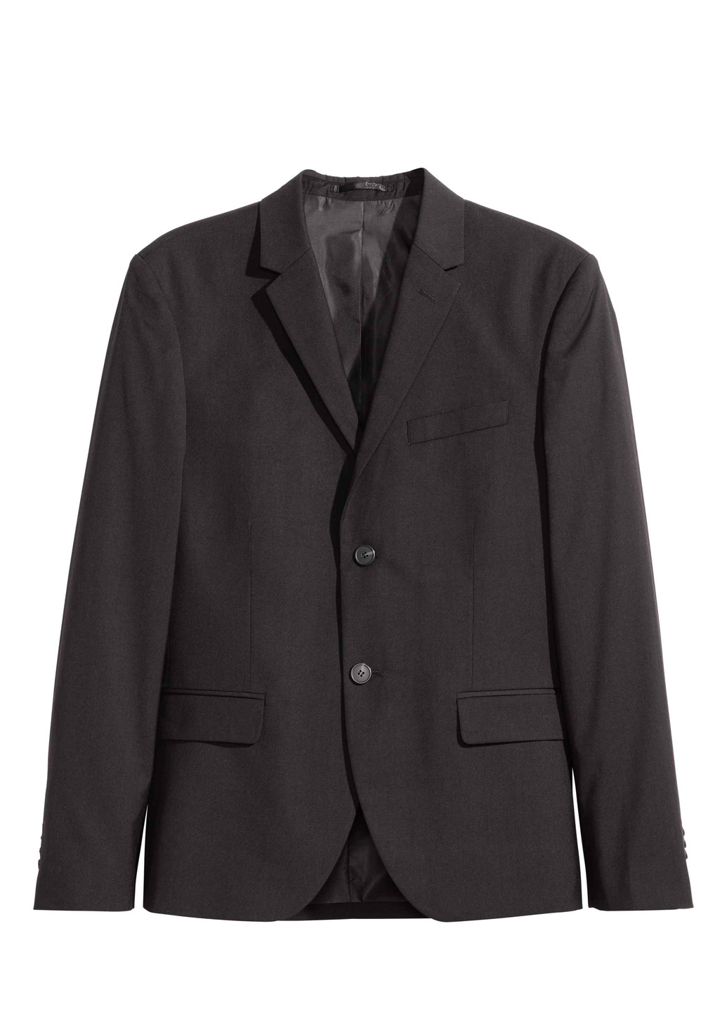 Піджак H&M з довгим рукавом чорний кежуал