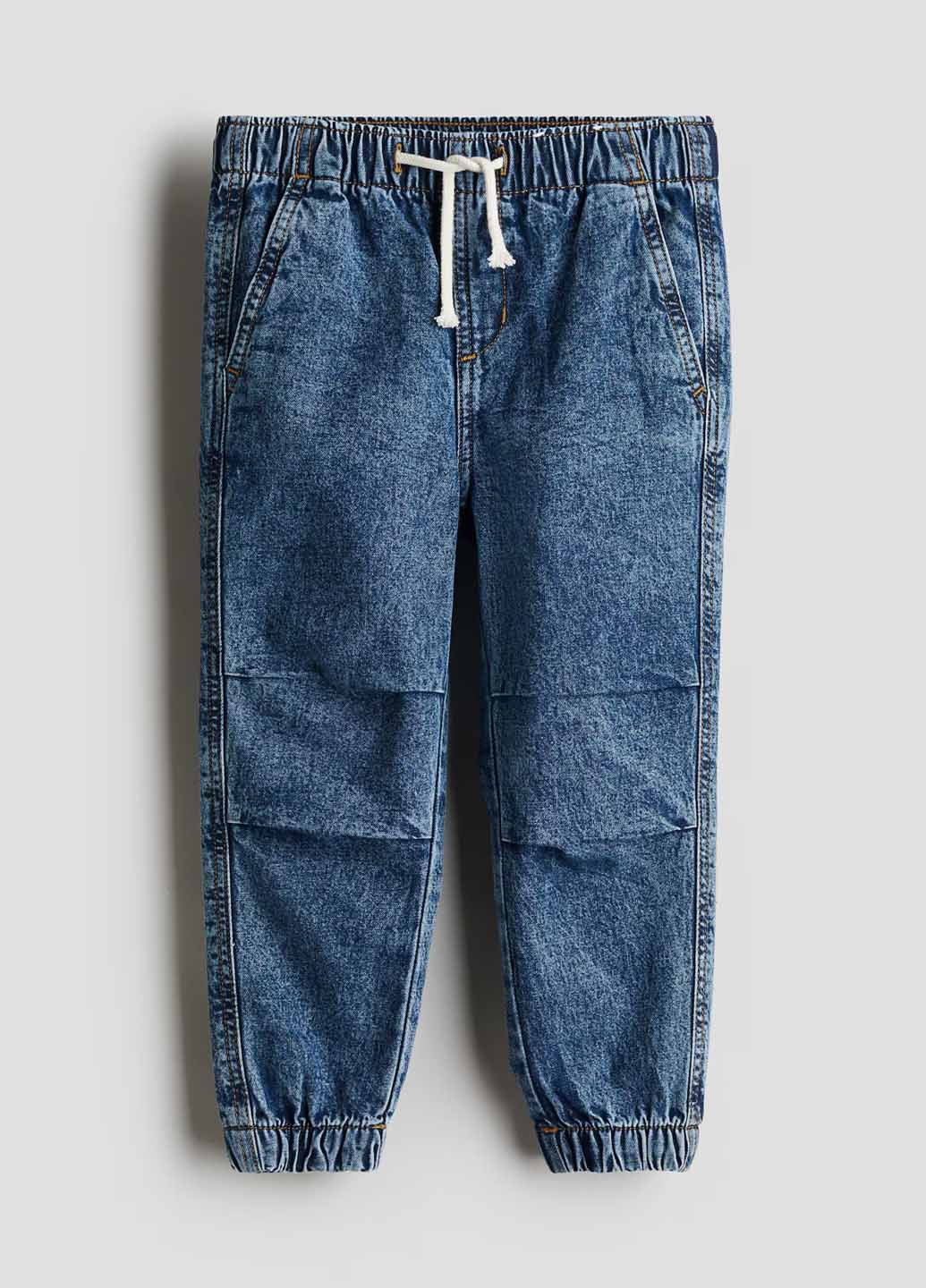 Синие демисезонные джоггеры джинсы H&M