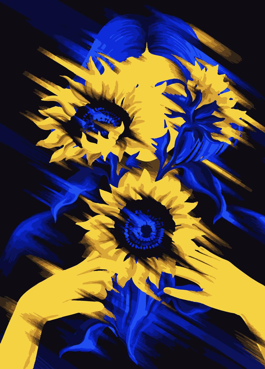 Картин по номерам "Подсолнухи @pollypop92" 50*60 см No Brand (254583832)