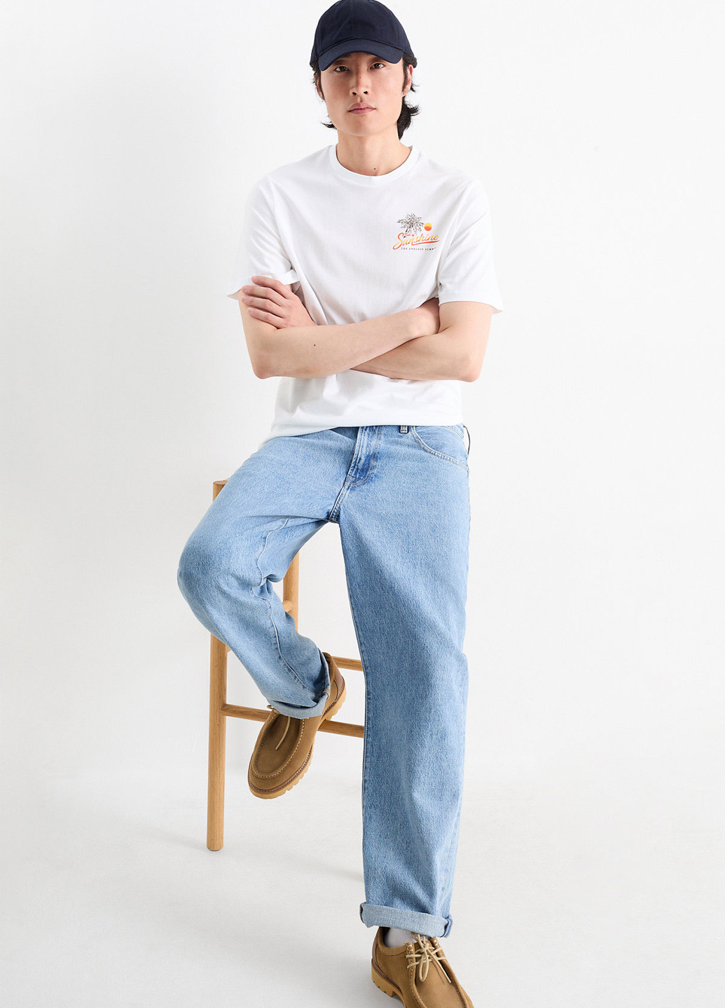 Белая футболка C&A