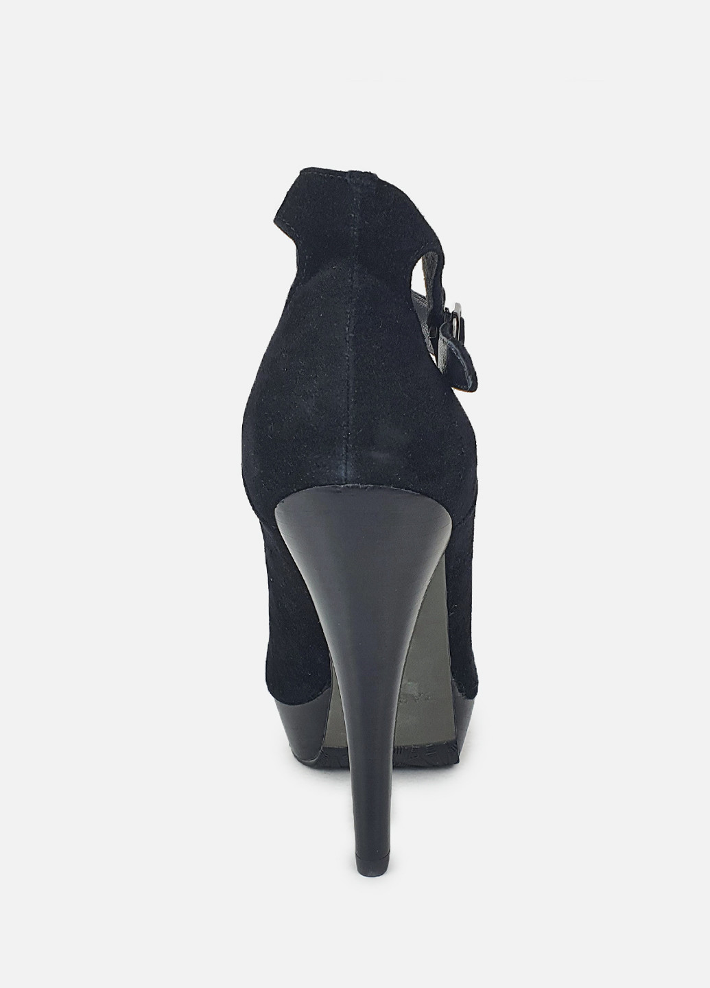 Basile Туфлі жіночі з ремінцем чорні шкіряні чорний з натуральна замша, — демісезон (252654873)