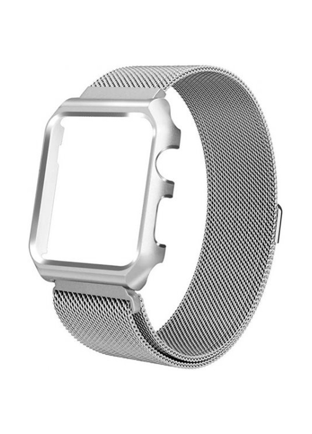 Ремешок для часов c накладкой Apple Watch 42/44mm Melanise Silver XoKo ремешок для часов c накладкой apple xoko watch 42/44mm melanise silver (143704638)