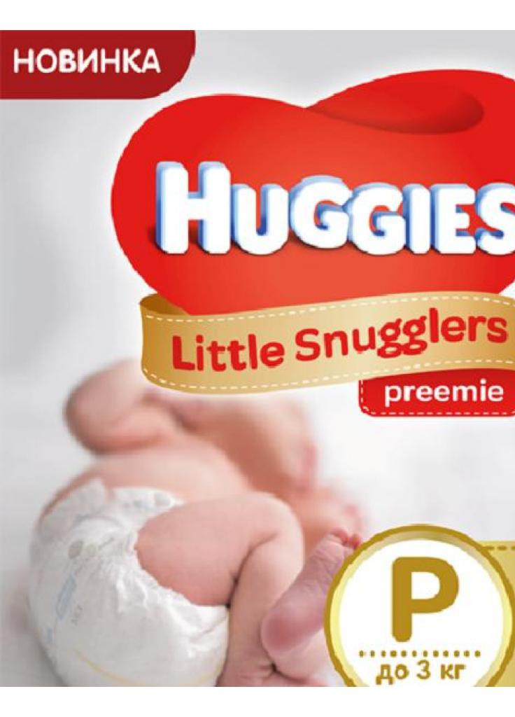 Подгузник Little Snugglers (до 3 кг) 30 шт (36000673302) Huggies (207383908)