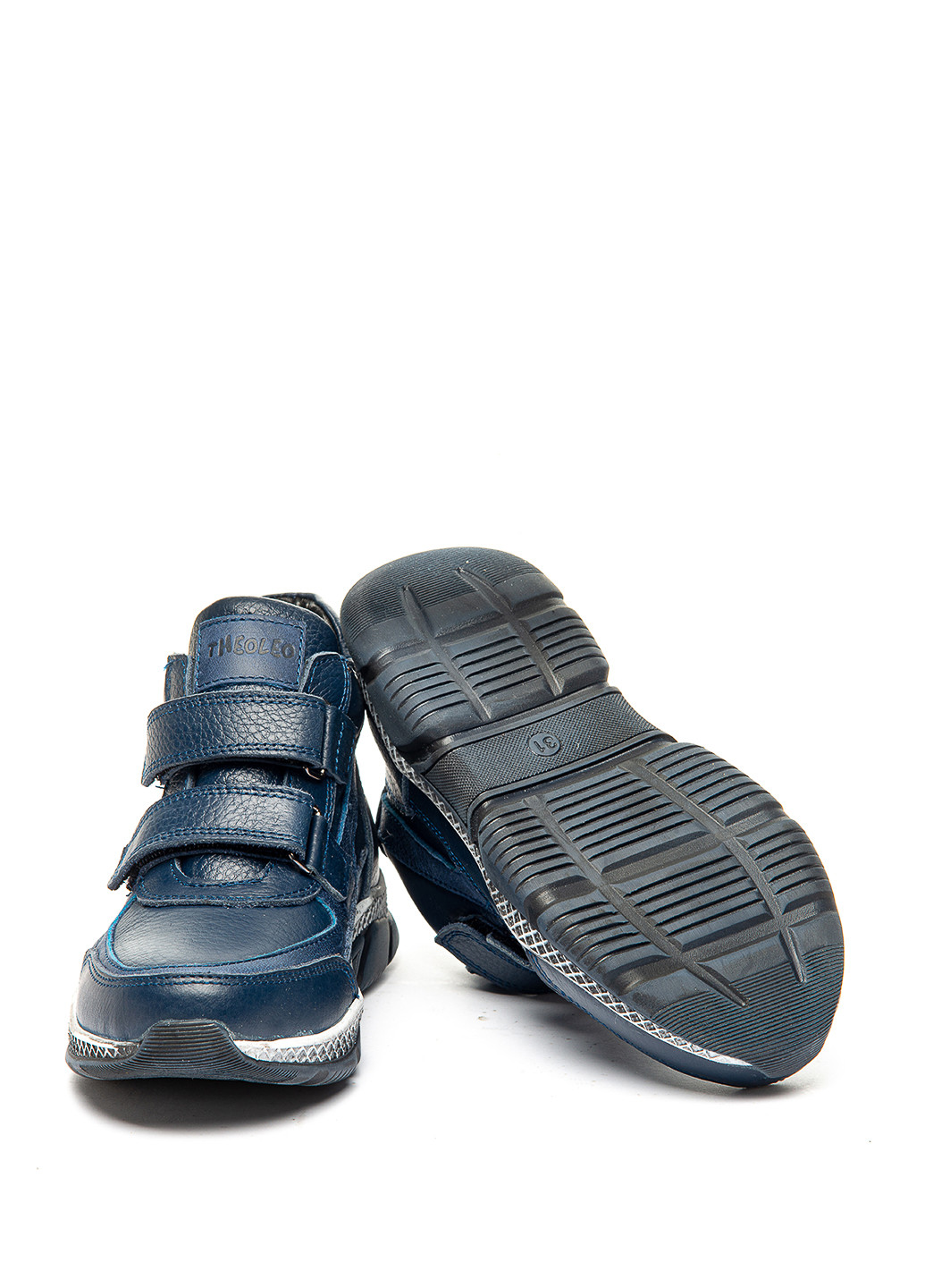 Синие кэжуал осенние ботинки Theo Leo