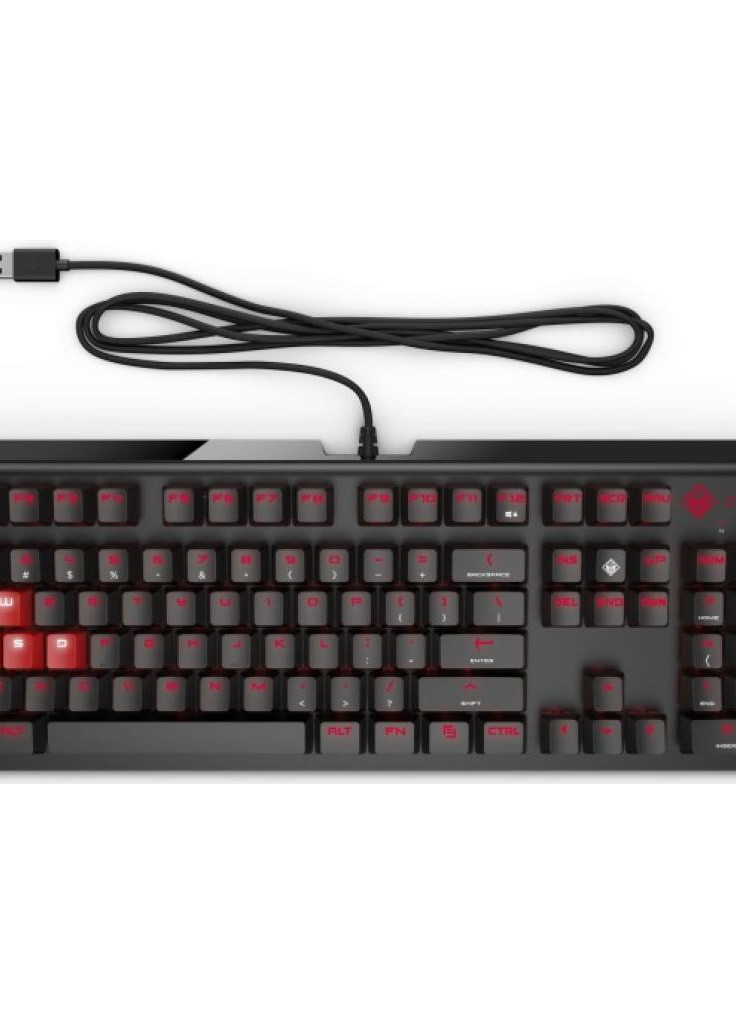 Клавиатура (6YW75AA) HP omen encoder usb cherry mx brown (208684019)