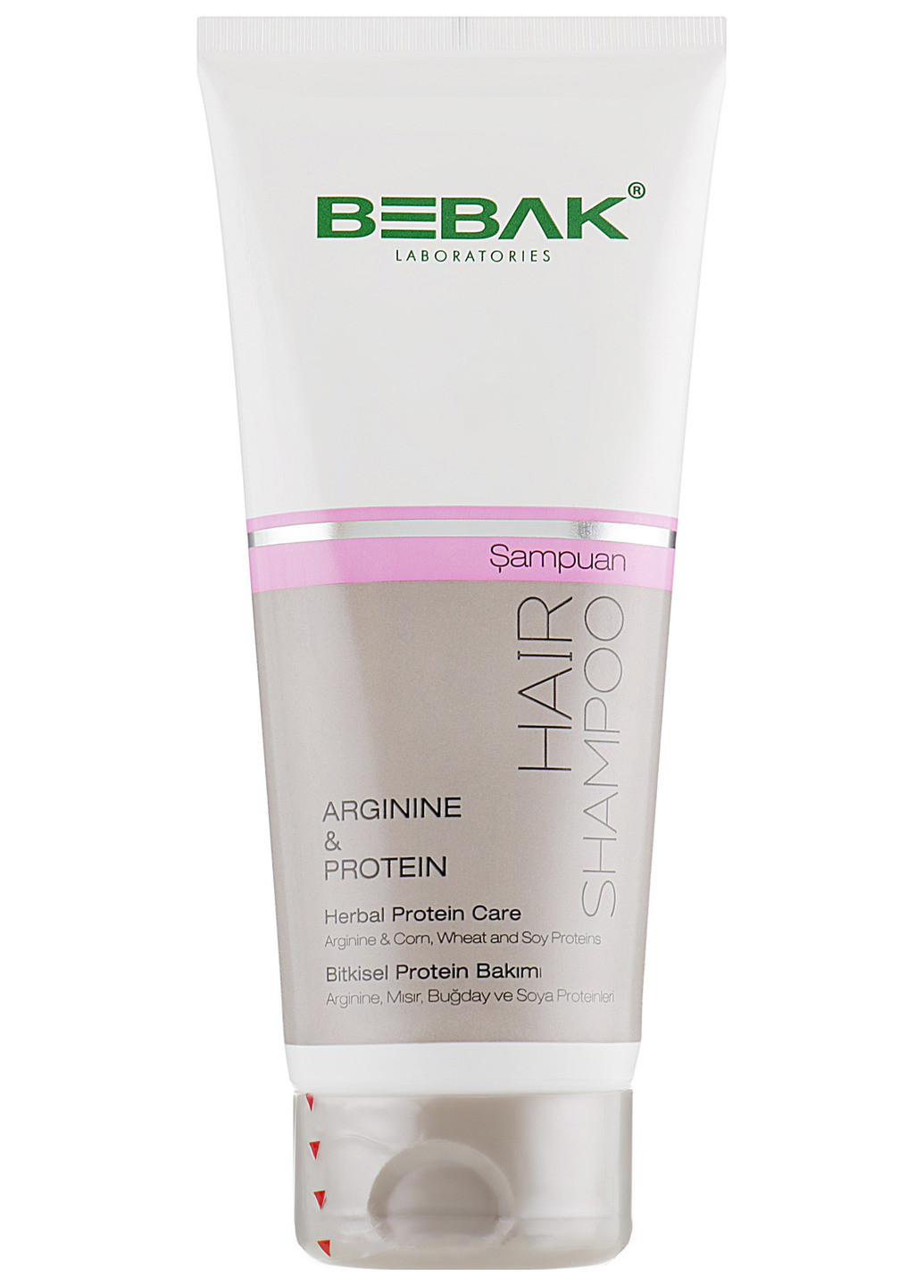 Шампунь для волос с аргинином и протеином Arginine & Proteine Hair Shampoo 200 мл Bebak (190301637)
